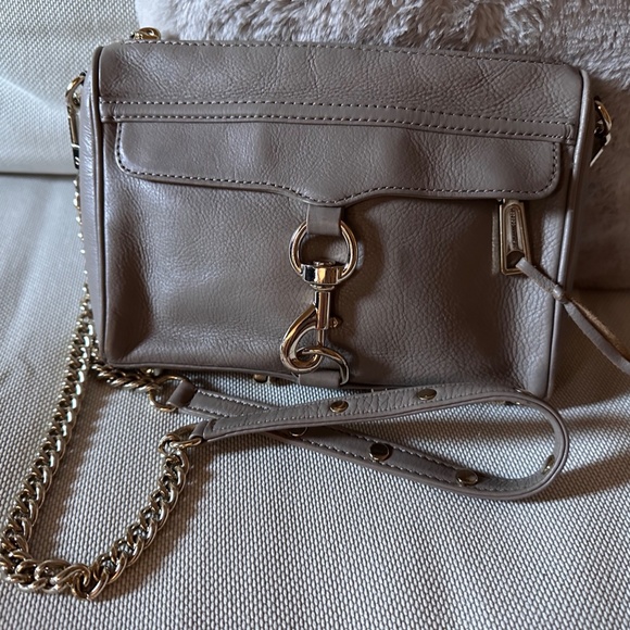 Rebecca Minkoff Mini M.A.C - Small Crossbody - Taupe/Gold - Picture 8 of 8